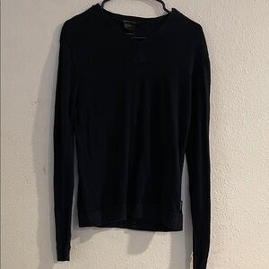 Armani Exchange Black Long Sleeve Shirt